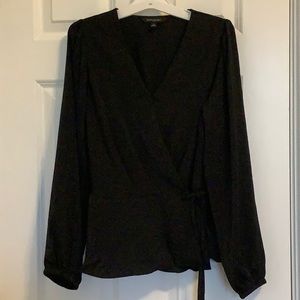 NWOT Banana Republic Silk Kimono Wrap Blouse Small